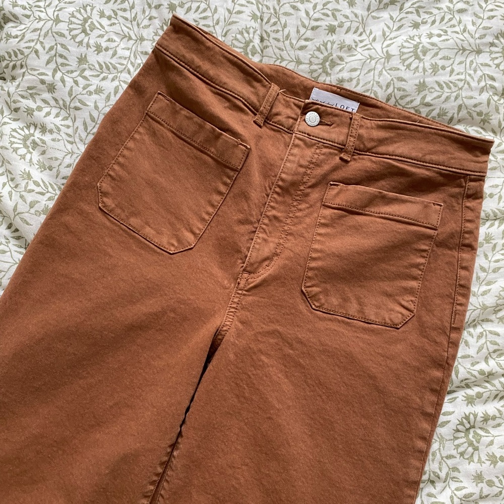 LOFT The Curvy Wide Leg Pant